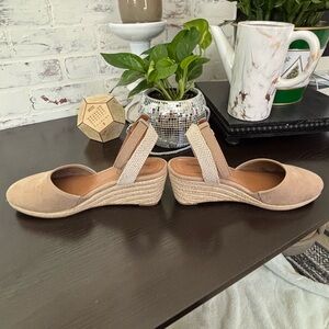 Style & Co. Mailena Beige Espadrille Wedge